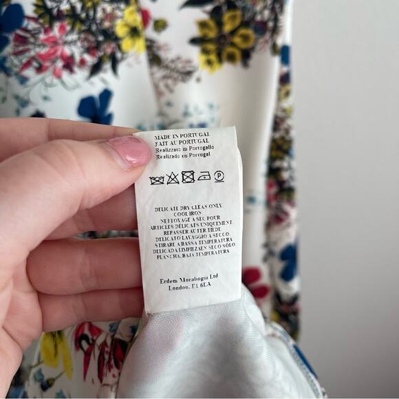 Erdem Floral Maura Sheath Dress 10 - Picture 8 of 13